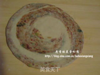 辣子葱香饼的做法步骤：2