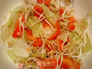 生拌豆芽菜的做法步骤：2
