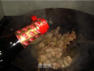 豆笋烧鸭子的做法步骤：2