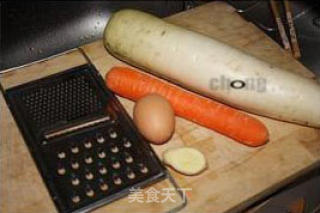 干炸素丸子的做法步骤：2