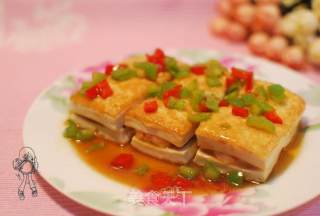 鲜虾豆腐盒的做法步骤：2