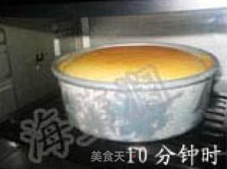 橙汁戚风蛋糕的做法步骤：2