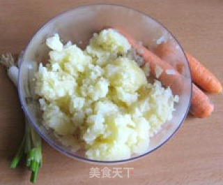 培根芝士土豆泥的做法步骤：2