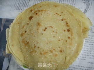 芝麻甜煎饼的做法步骤：2