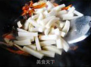 杂蔬素炒年糕的做法步骤：2
