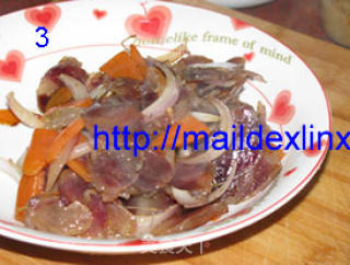腊肠芥菜炒饭的做法步骤：2
