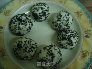 麻圆的做法步骤：2