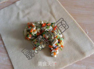 私房酥脆之豆腐排的做法步骤：2