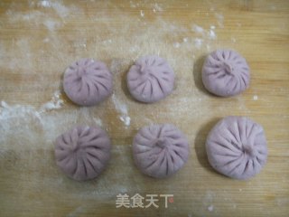 香甜的紫薯包包的做法步骤：2