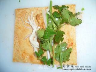 金牌豆皮卷的做法步骤：2