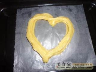 心型水果泡芙的做法步骤：2