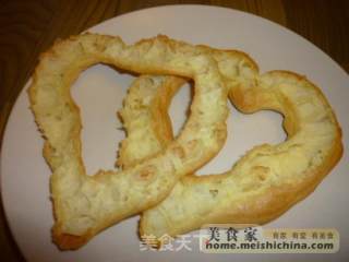 心型水果泡芙的做法步骤：2
