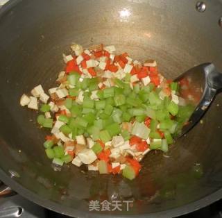 彩色豆干丁的做法步骤：2