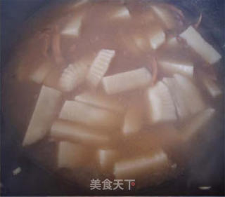 墨鱼汤煮切糕的做法步骤：2