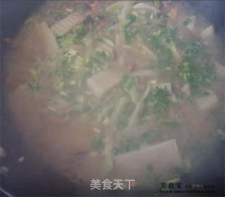 墨鱼汤煮切糕的做法步骤：2