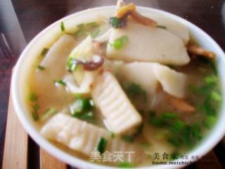 墨鱼汤煮切糕的做法步骤：2