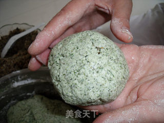 艾粑粑的做法步骤：2