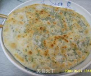 韭菜煎饼的做法步骤：2