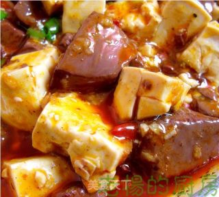 川香双色豆腐的做法步骤：2
