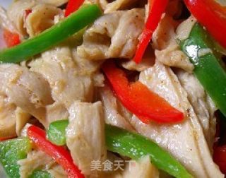 孜然炒面筋的做法步骤：2