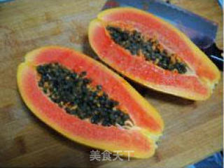木瓜培根饭的做法步骤：2