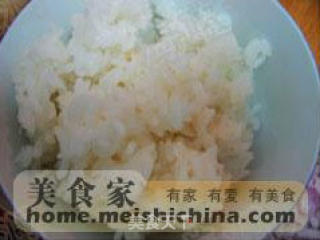 木瓜培根饭的做法步骤：2