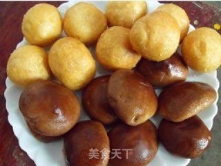 香菇油面筋的做法步骤：2