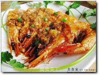 干烧大虾的做法步骤：2