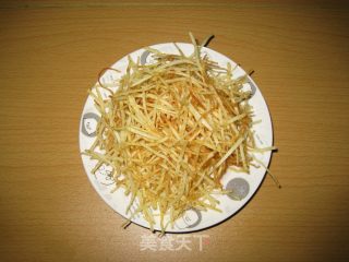 三丝抱豆的做法步骤：2