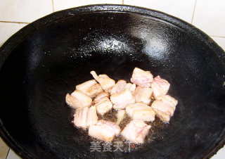 茶树菇烧五花肉的做法步骤：2