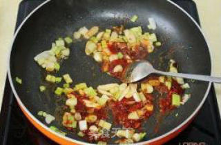 香辣豆花肉片的做法步骤：2