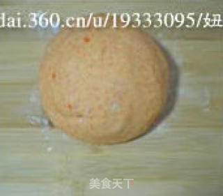 胡萝卜豆沙煎饼的做法步骤：2
