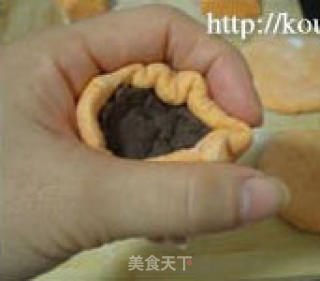 胡萝卜豆沙煎饼的做法步骤：2