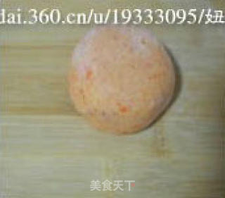 胡萝卜豆沙煎饼的做法步骤：2