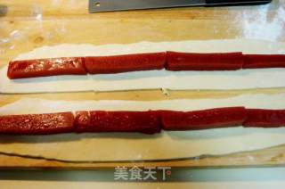 红果酥皮卷儿的做法步骤：2