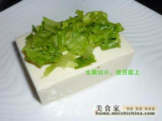 豆腐鸡蛋沙拉的做法步骤：2