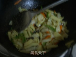 什蔬炒年糕的做法步骤：2
