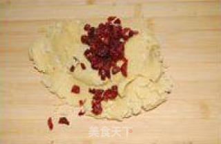 蔓越莓奶酥的做法步骤：2
