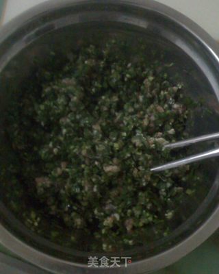 韭菜煎饼的做法步骤：2