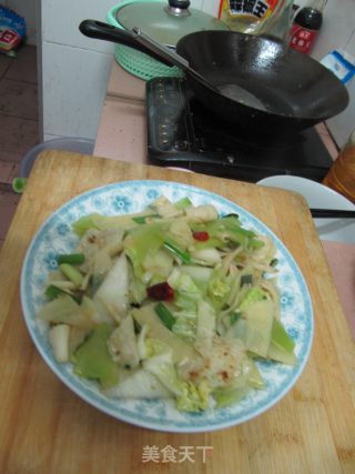 炒饼的做法步骤：2
