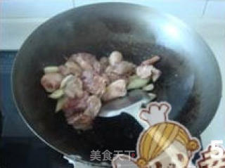 肉勾鸡的做法步骤：2