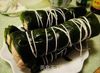 海带大肉卷的做法步骤：2
