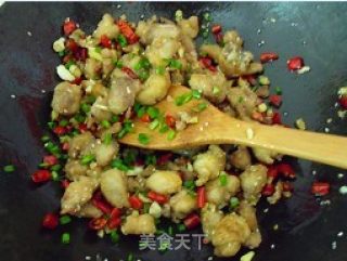 香辣鸡丁的做法步骤：5