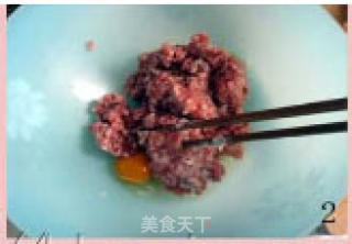 家常肉饼的做法步骤：2