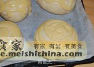 蜜豆墨西哥面包的做法步骤：2