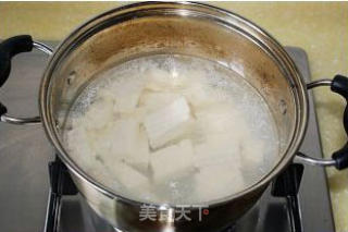 香辣豆花肉片的做法步骤：2
