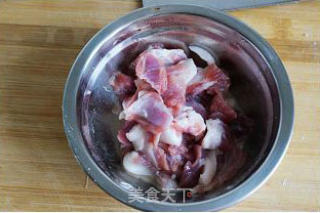 香辣豆花肉片的做法步骤：2