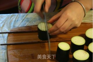 菊花茄子的做法步骤：2