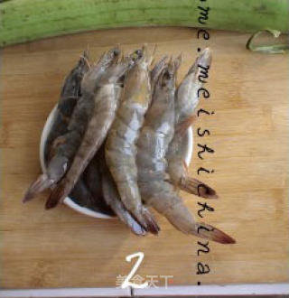 丝瓜虾盅的做法步骤：2