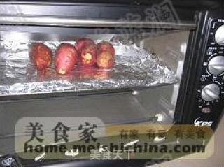 烤地瓜的做法步骤：4